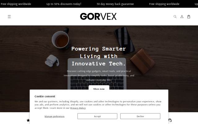 Escaparate de Gorvex