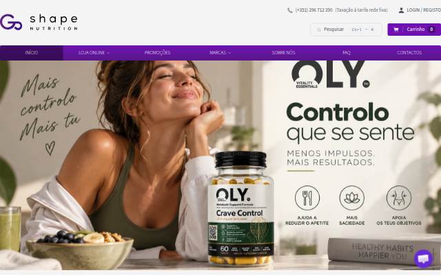 Montra da Go Shape Nutrition