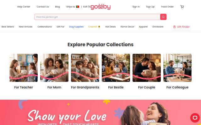 Gossby storefront