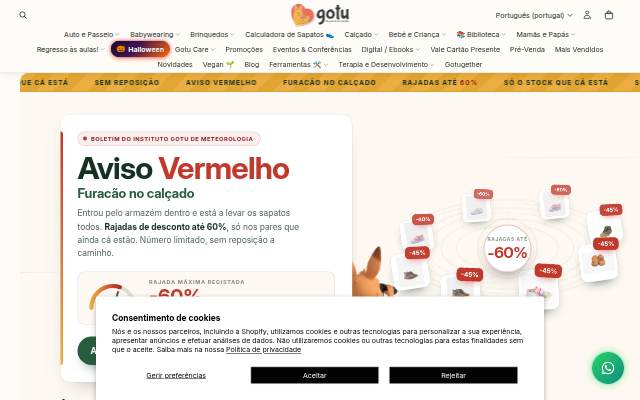 Gotu.pt storefront