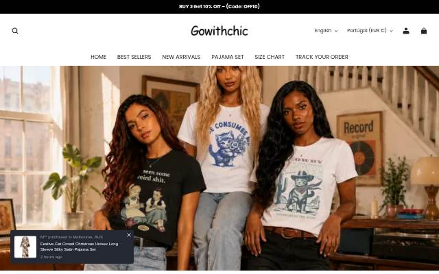 GoWithChic storefront