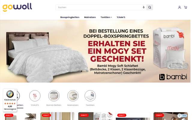 Gowoll.de storefront
