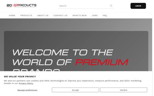 GP Portal storefront