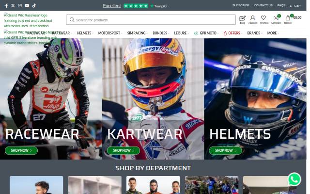 Grand Prix Racewear storefront