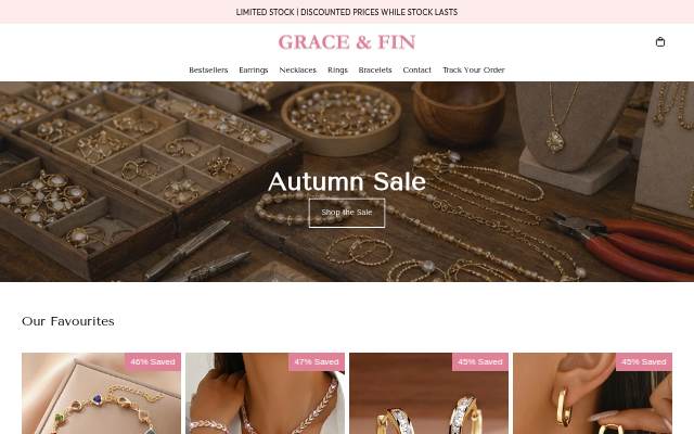 Grace &amp; Finn storefront