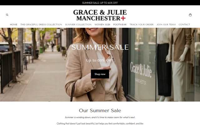 Grace &amp; Julie storefront