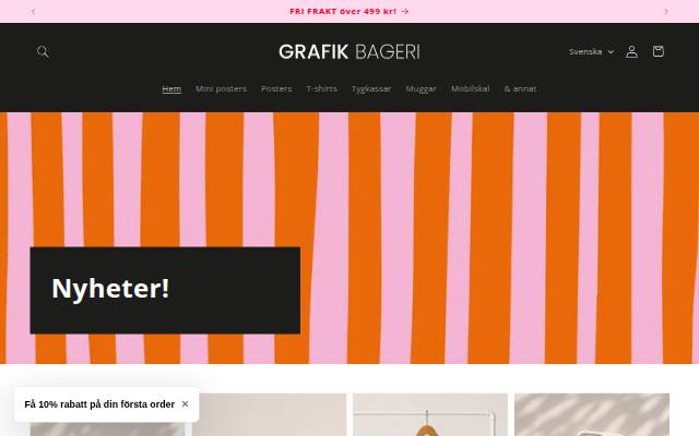 Grafik bageri storefront