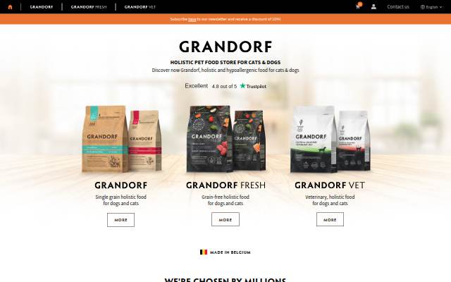 HOLISTIC PET FOOD STORE FOR CATS & DOGS storefront