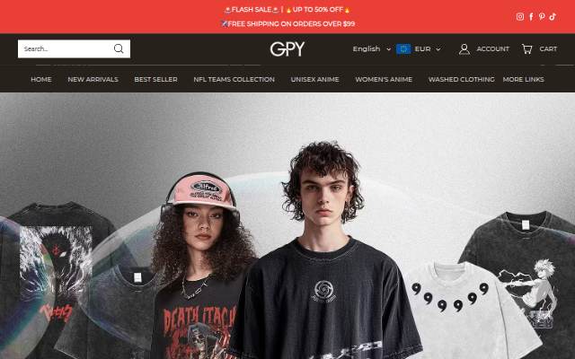 Startseite von GraphicYou