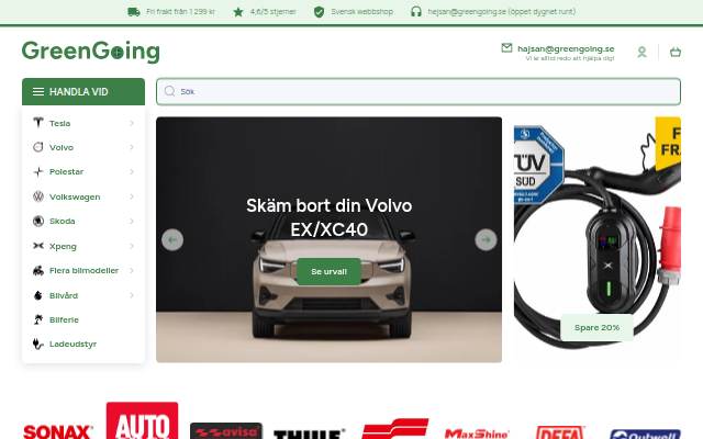 Startseite von GreenGoing