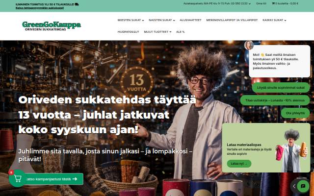 GreenGoKauppa storefront