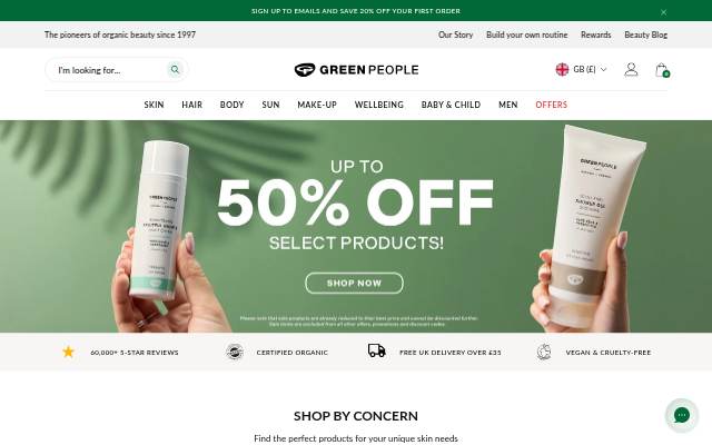 Green People storefront