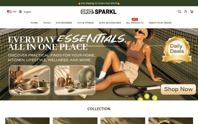 GRIDSPARKL storefront