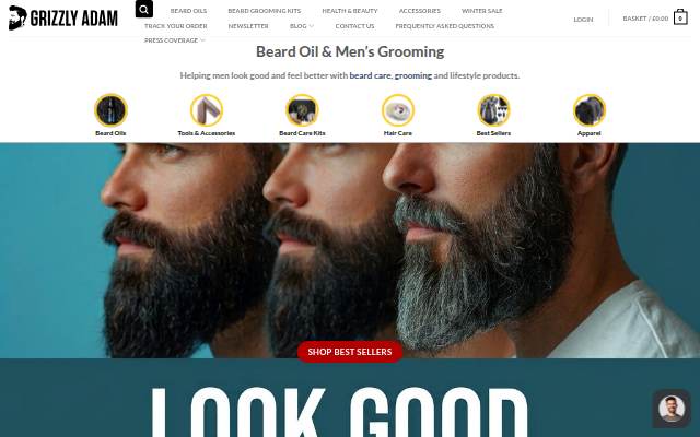 Grizzly Adam storefront