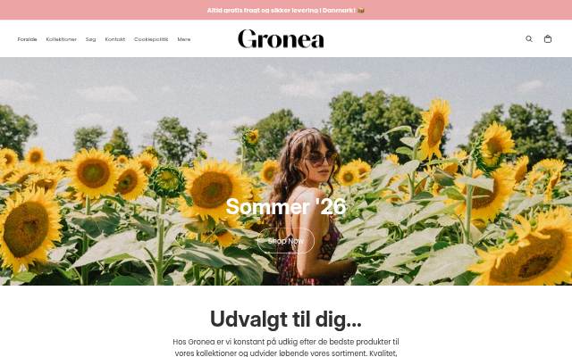 Gronea storefront