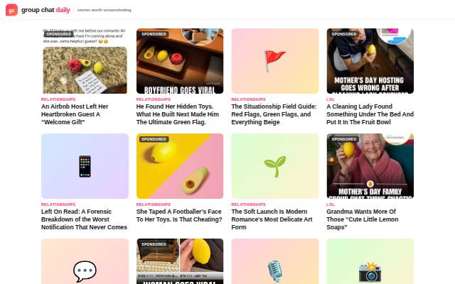 Group Chat Daily — stories worth screenshotting storefront