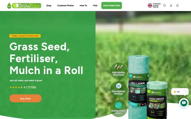 GrowTrax - UK storefront