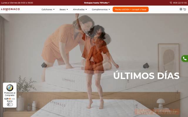 LOMONACO - Tienda online de colchones storefront