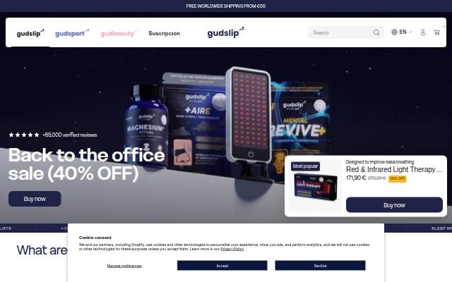 Gudslip® storefront
