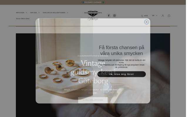 Guldsmedsmastaren Vintage storefront