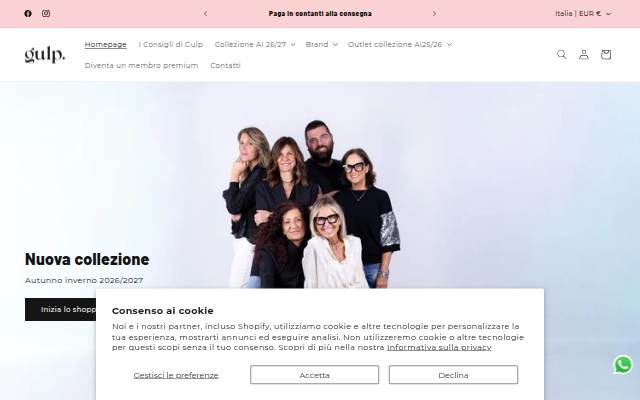 GulpShop storefront