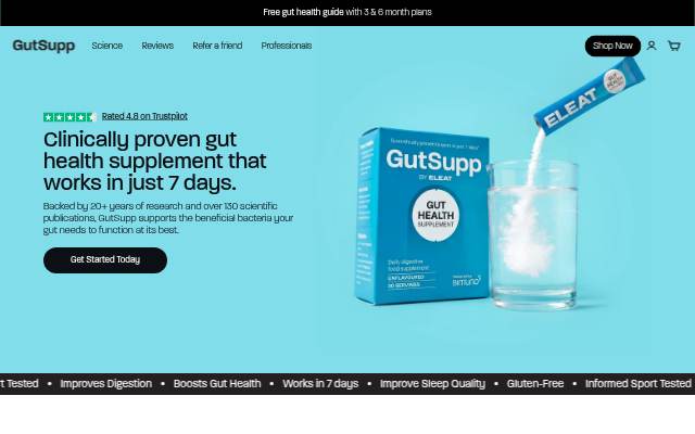 GutSupp storefront