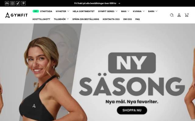 Gymfit storefront