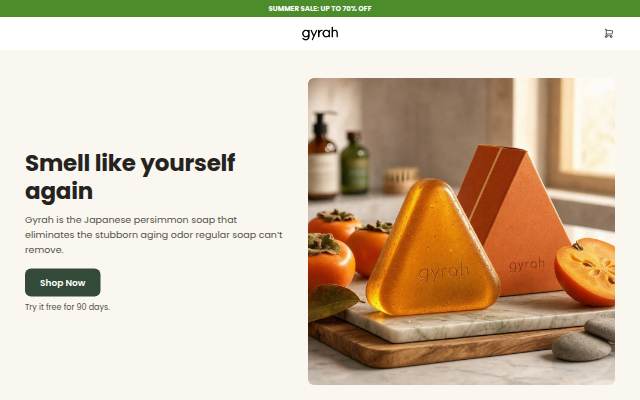 GYRAH storefront