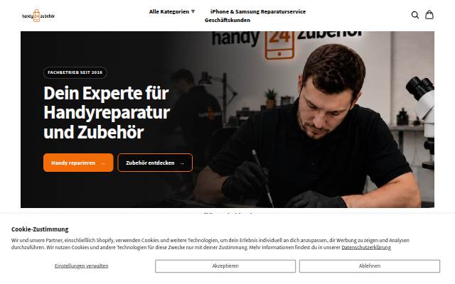Smartphone storefront