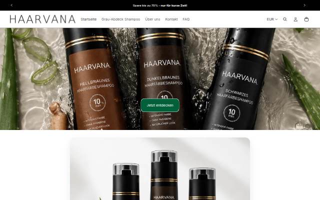 Haarvana storefront