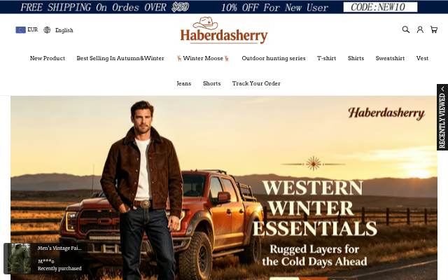 Haberdasherry storefront