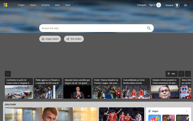 Pesquisa - Microsoft Bing storefront