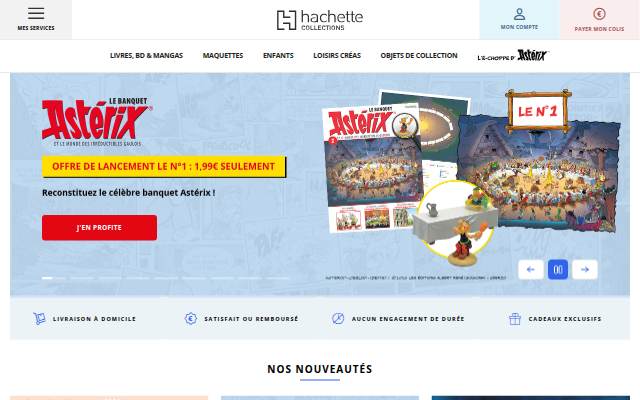 Hachette Collections storefront