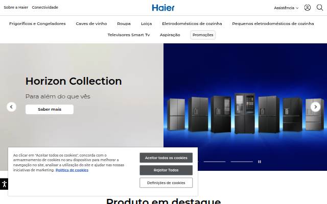 Montra da Haier, Cozinha e electrodomésticos