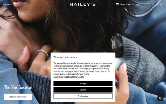 Startseite von Hailey’s Jewelry House