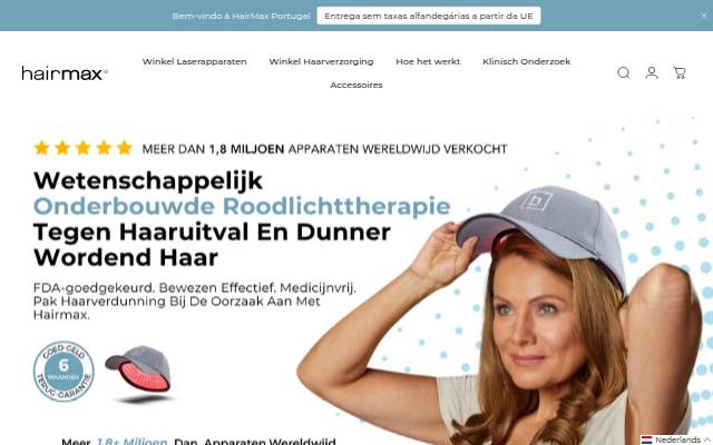 HairMax storefront