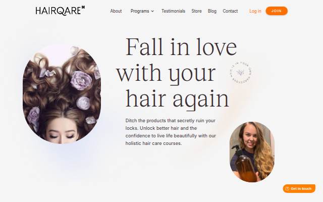 Fall in love with your hair again storefront