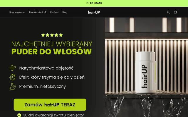 hairUP storefront