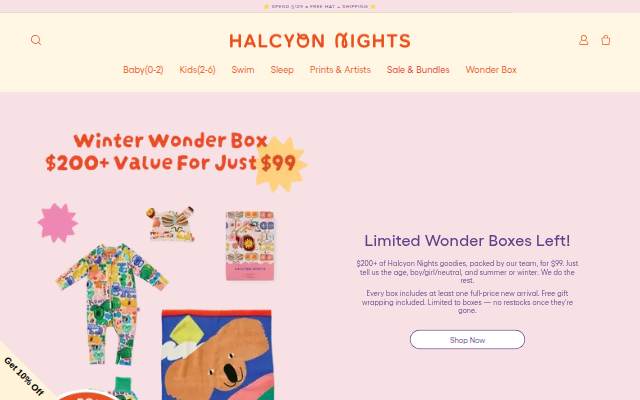 Halcyon Nights storefront