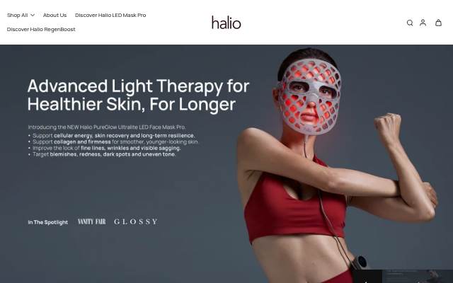 Halio Sonic storefront