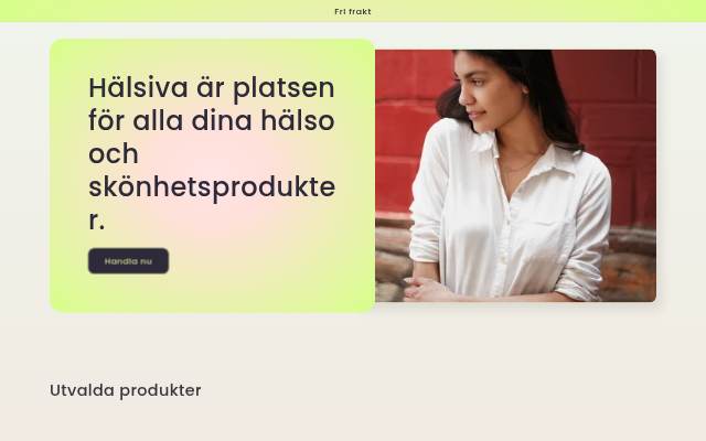 Hälsiva storefront