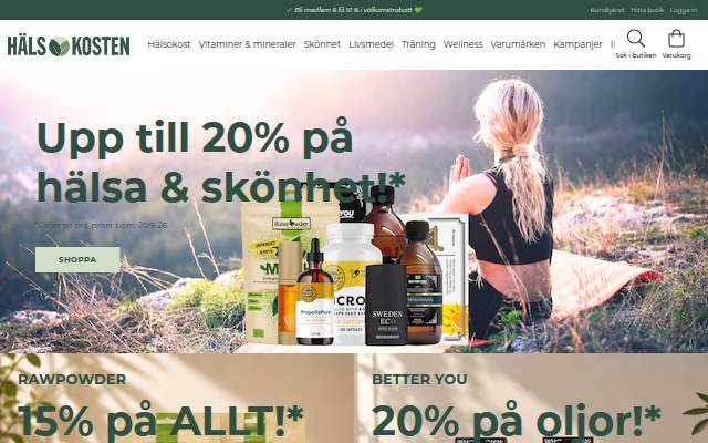 Hälsokosten storefront