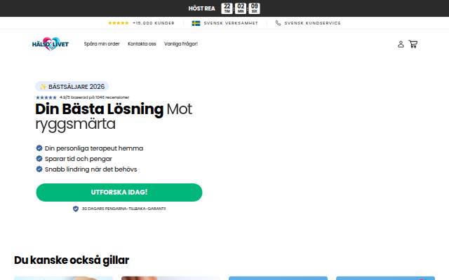 Montra da Hälsolivet