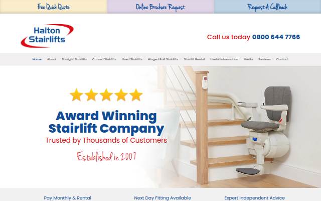 Halton Stairlifts storefront