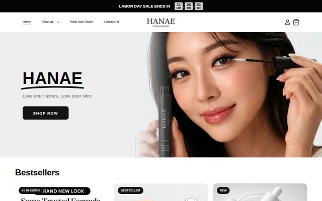 Hanae Korea storefront