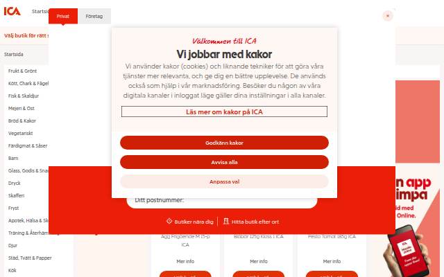 Montra da Handla mat online från din lokala ICA-butik