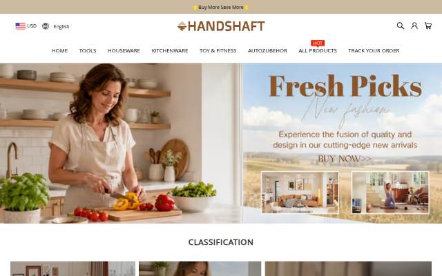HANDSHAFT storefront