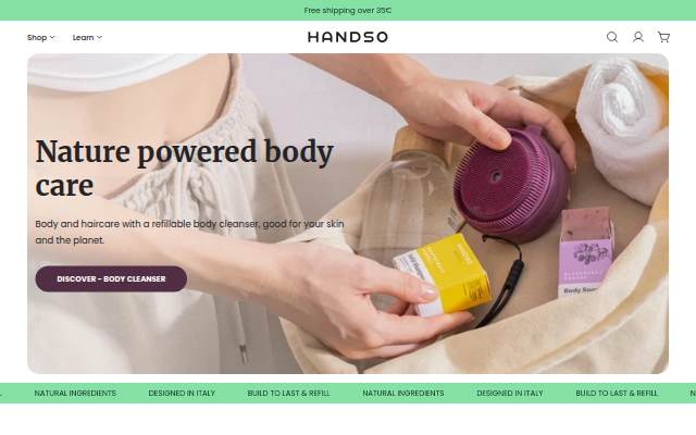 Handso storefront