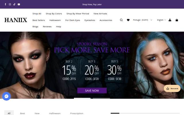 HANIIX storefront