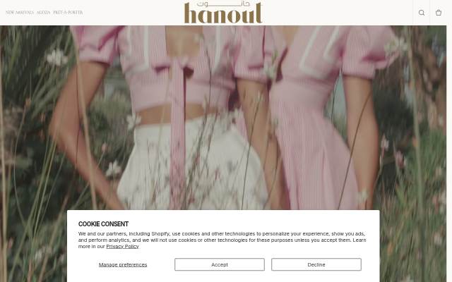Hanout Boutique storefront